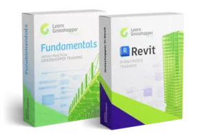 Bundle: Grasshopper in Revit Training + Grasshopper Fundamentals Training  - Installment 1/3